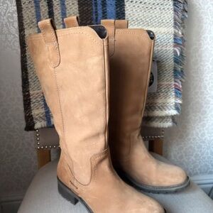 Next Tan Heeled Boots